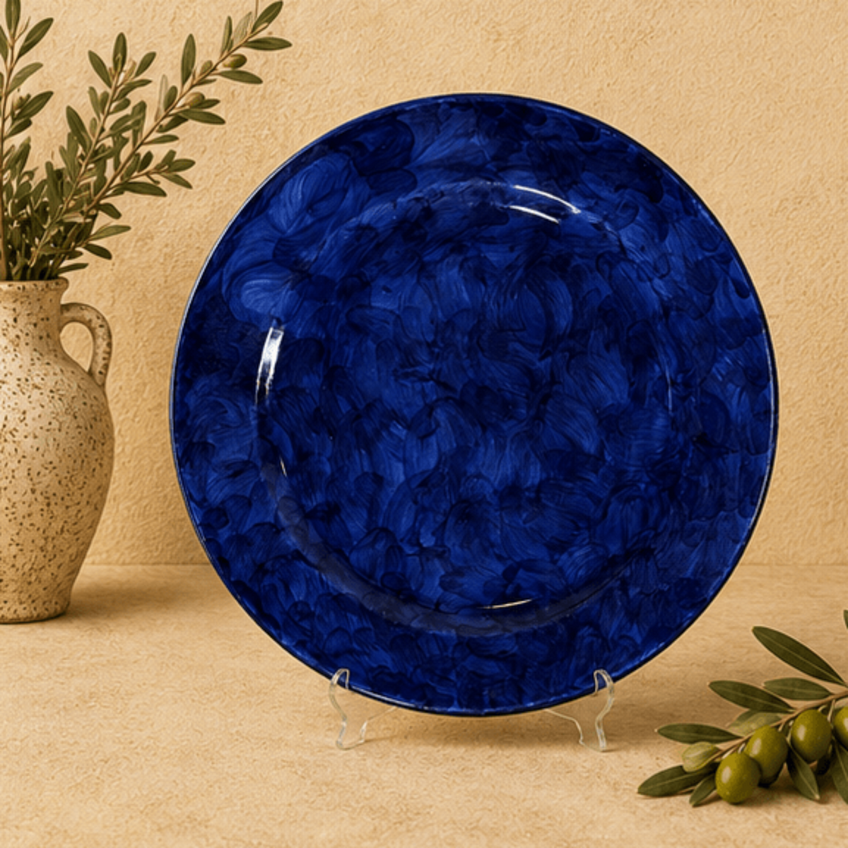 Stratificata 4-Piece Hand-Painted Italian Place Setting