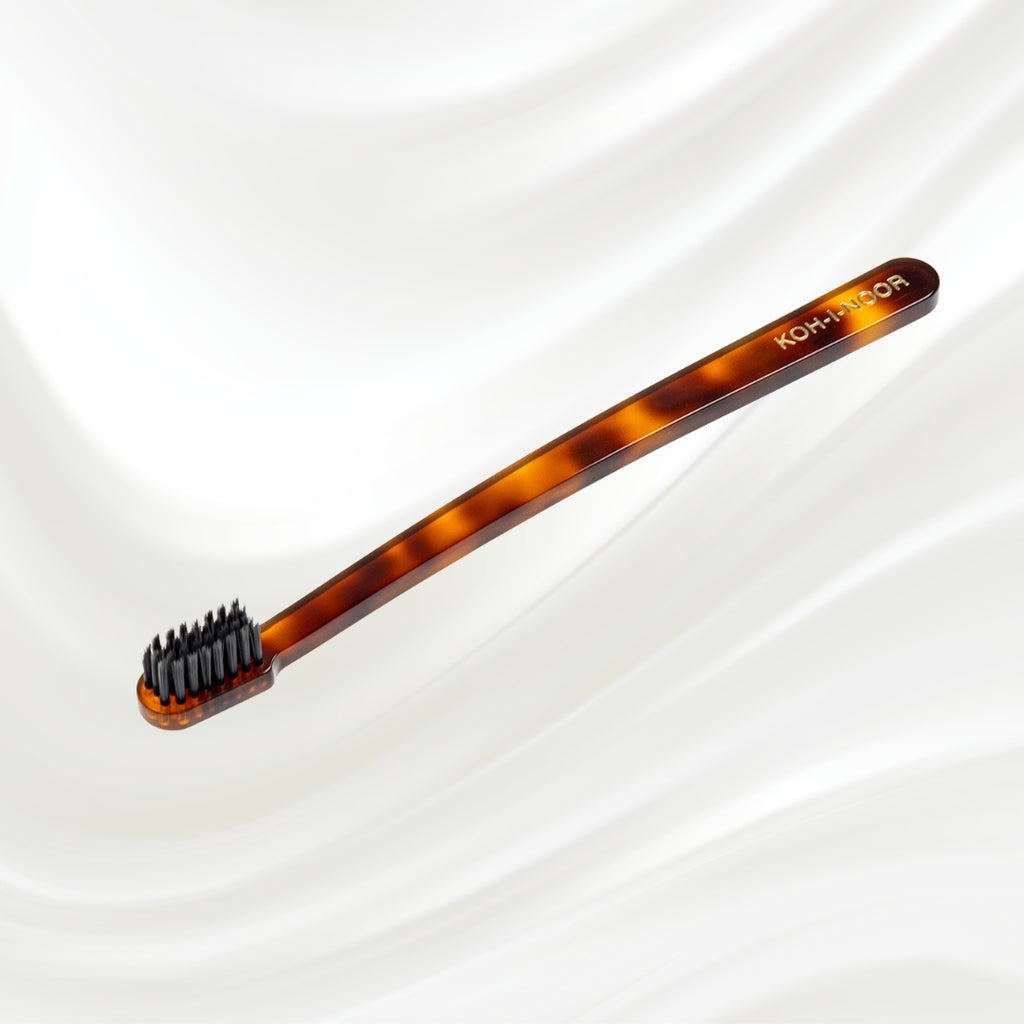Coccola Carbon Bristle Toothbrush - Soft Italian Acetate with Protective Case