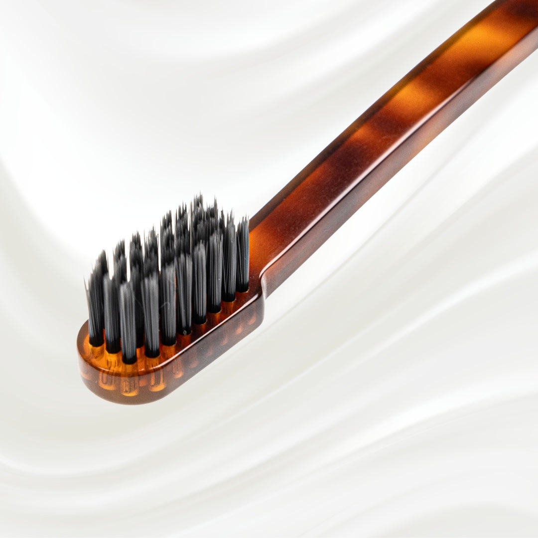 Coccola Carbon Bristle Toothbrush - Soft Italian Acetate with Protective Case