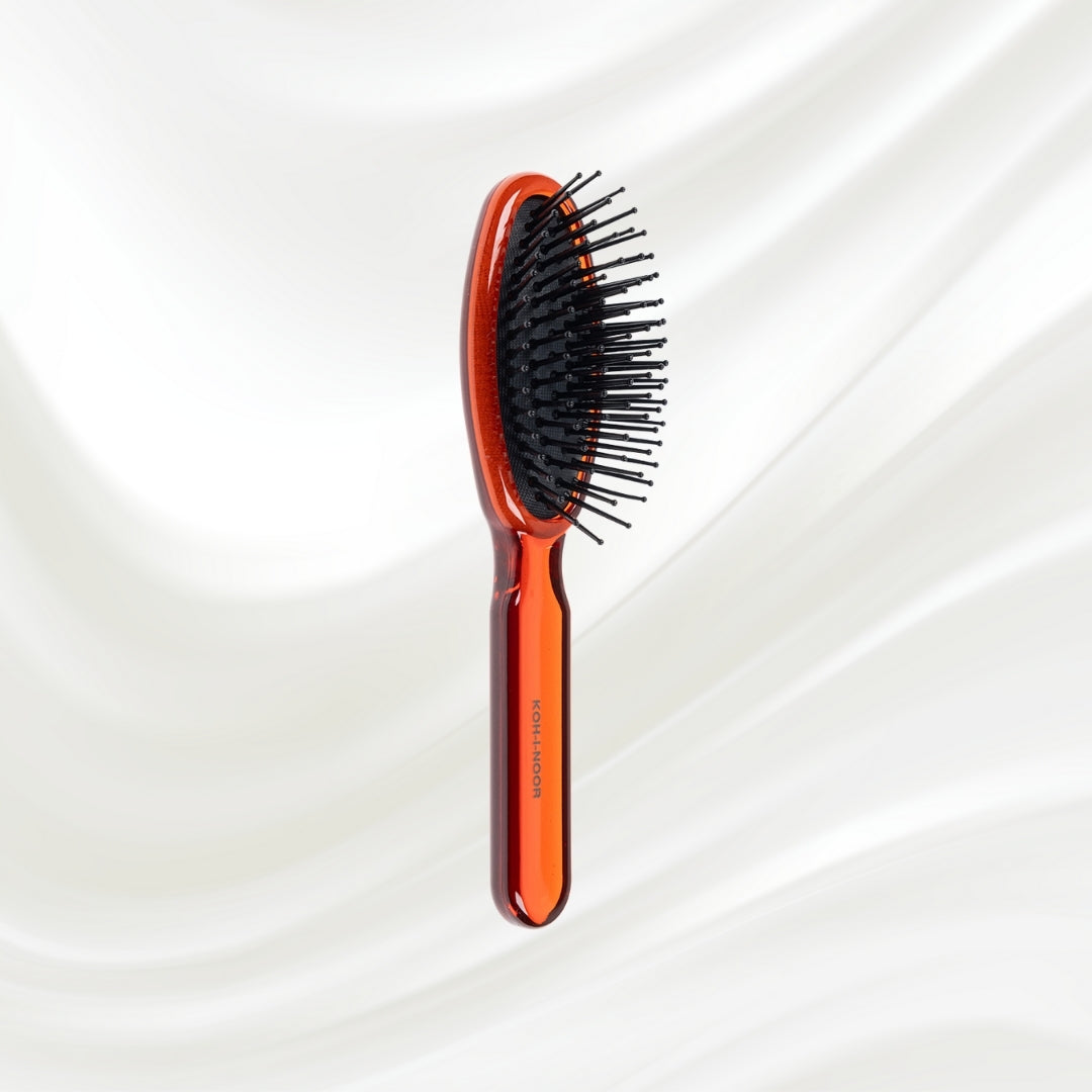 All Seasons Synthetic Pin Hair Brush - Pneumatic Cushion for Thick & Coarse Hair