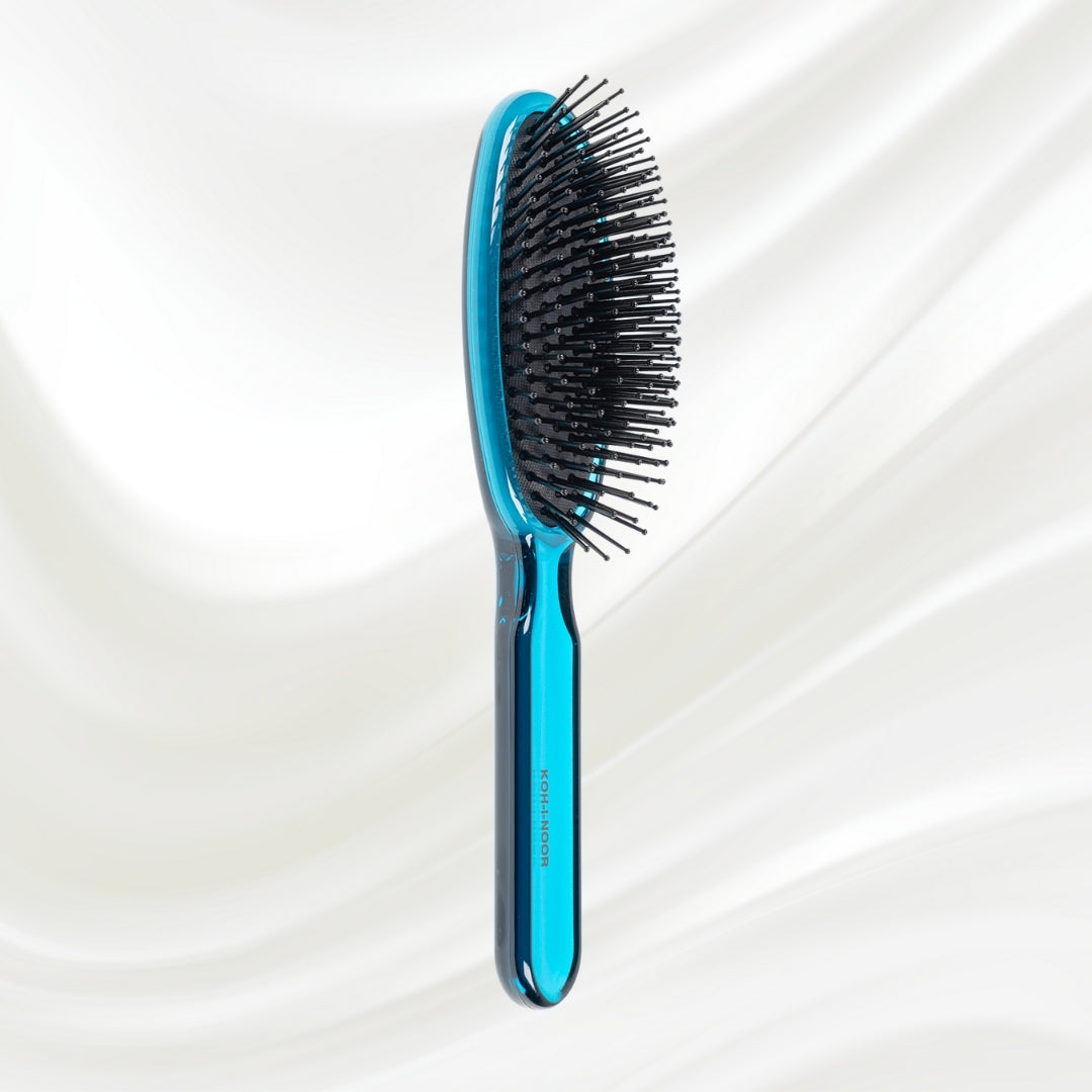All Seasons Synthetic Pin Hair Brush - Pneumatic Cushion for Thick & Coarse Hair