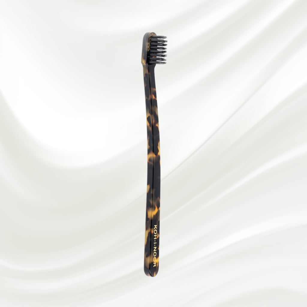 Coccola Carbon Bristle Toothbrush - Soft Italian Acetate with Protective Case