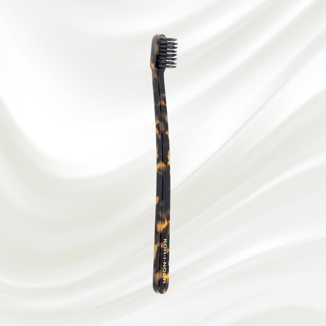 Coccola Carbon Bristle Toothbrush - Soft Italian Acetate with Protective Case