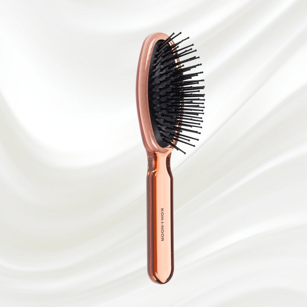 All Seasons Synthetic Pin Hair Brush - Pneumatic Cushion for Thick & Coarse Hair