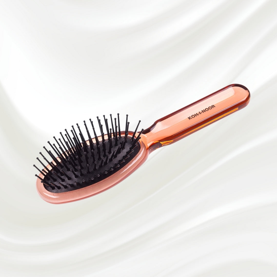 All Seasons Synthetic Pin Hair Brush - Pneumatic Cushion for Thick & Coarse Hair