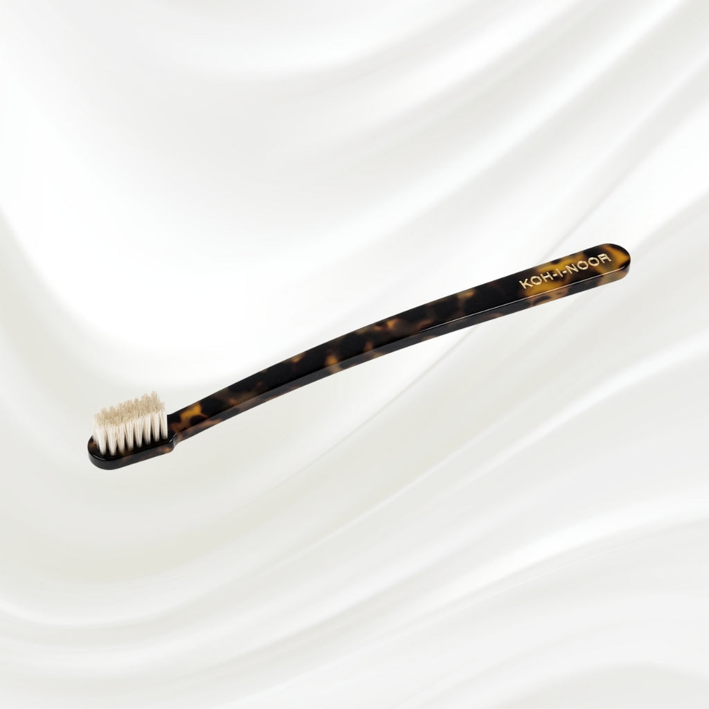Coccola Natural Bristle Toothbrush - Soft | Luxury Cellulose Acetate