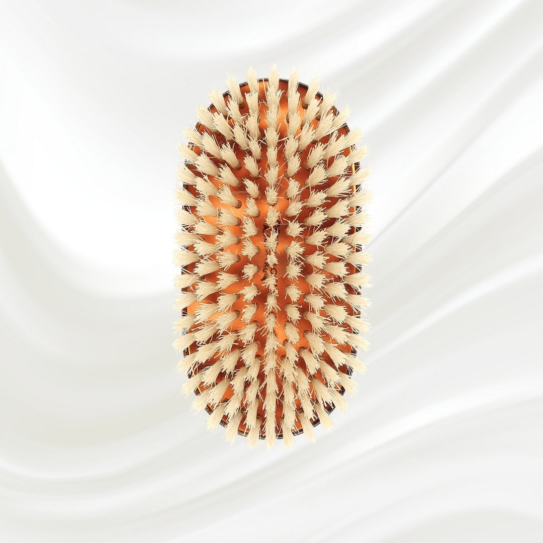 Jaspè Military Natural Bristle Brush - Men's Hair & Beard Grooming