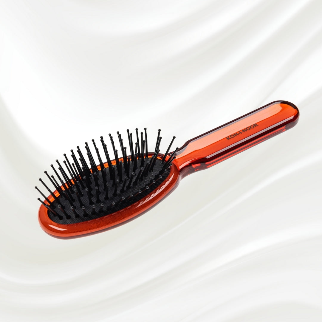 All Seasons Synthetic Pin Hair Brush - Pneumatic Cushion for Thick & Coarse Hair