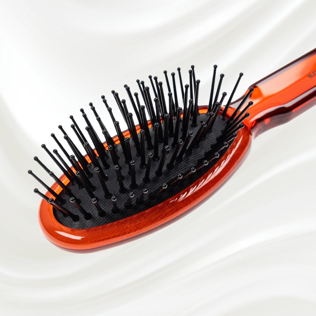 All Seasons Synthetic Pin Hair Brush - Pneumatic Cushion for Thick & Coarse Hair