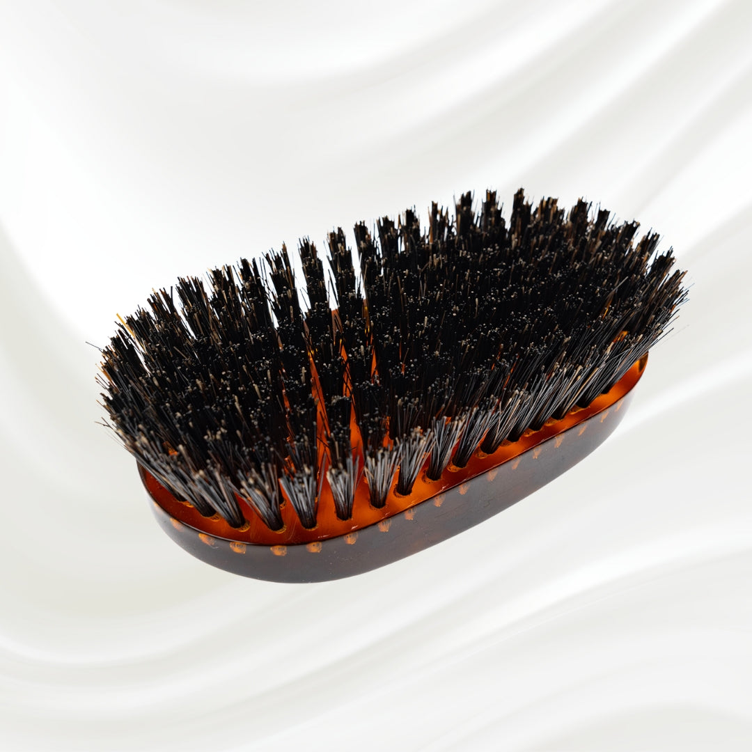 Jaspè Military Boar Bristle Brush - Men's Hair & Beard Grooming