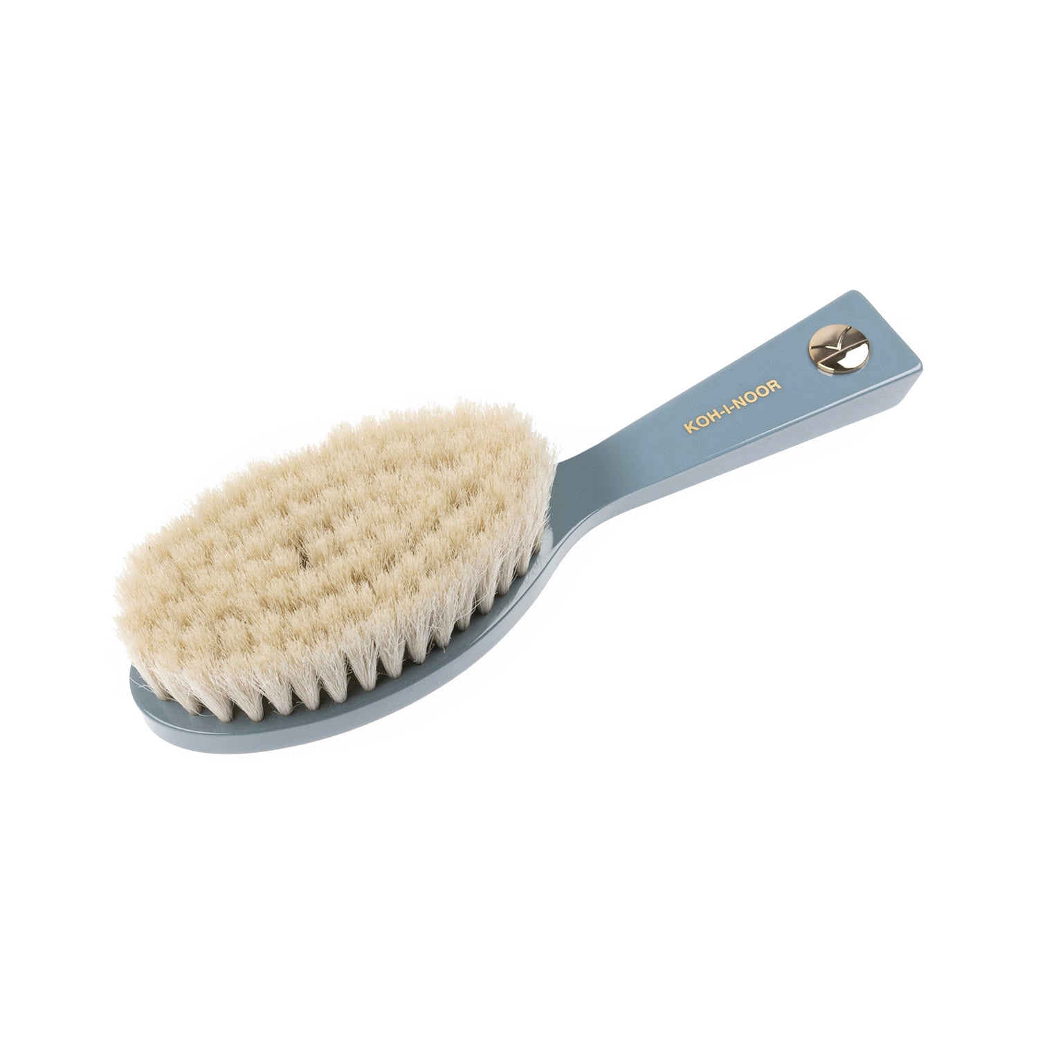 Cepillo para bebé con cerdas de cabra en tonos pastel