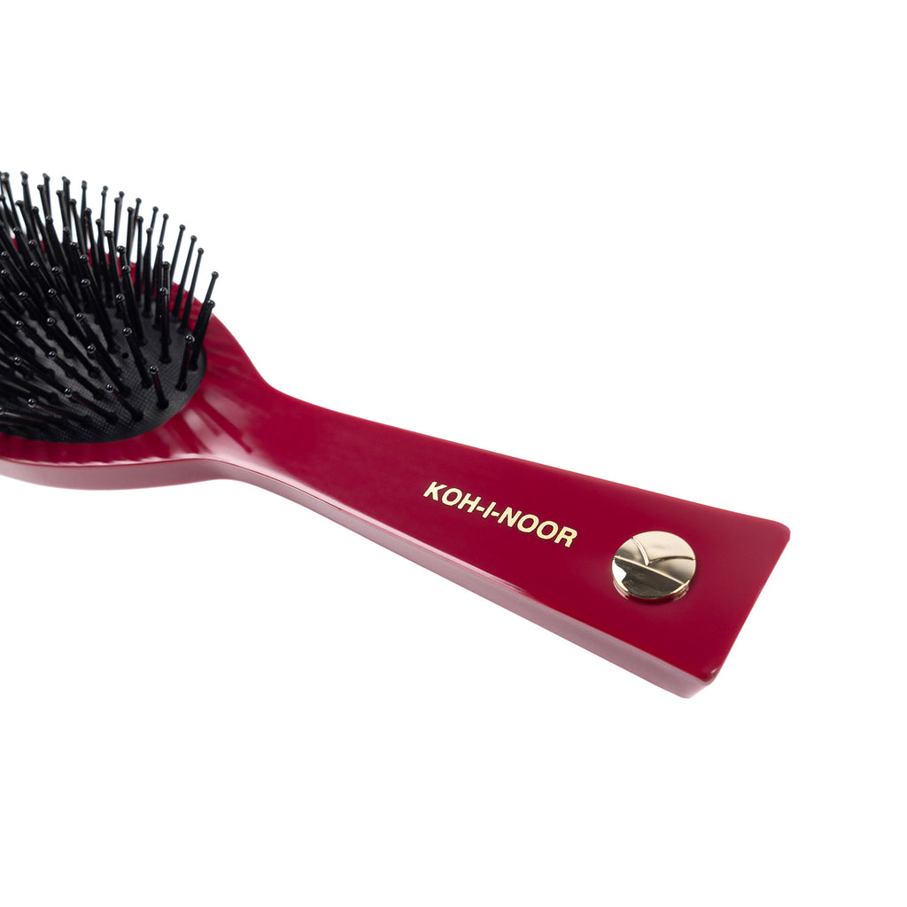 Pastel Synthetic Pin Brush - Biodegradable Acetate for Thick & Coarse Hair