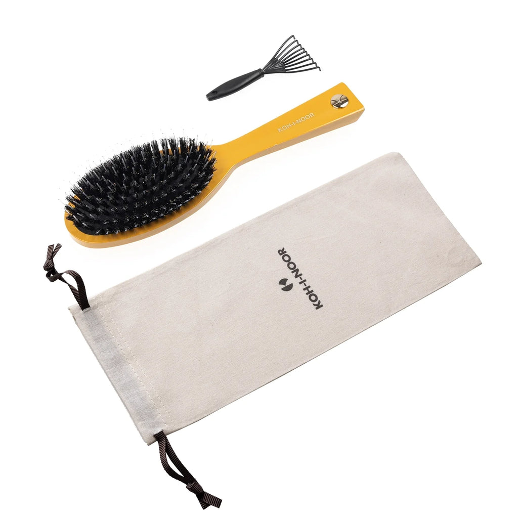 Blemished Pastel Boar & Nylon Pin Hair Brush