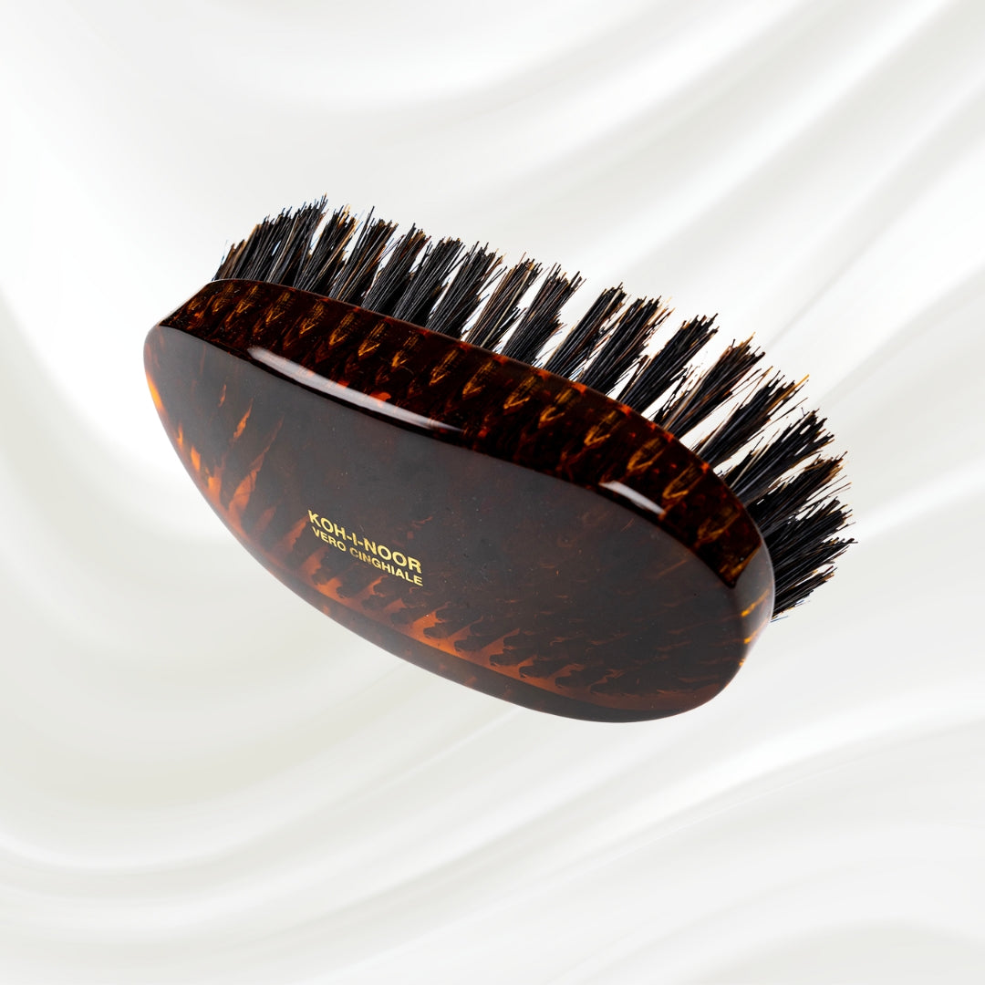 Jaspè Military Boar Bristle Brush - Men's Hair & Beard Grooming
