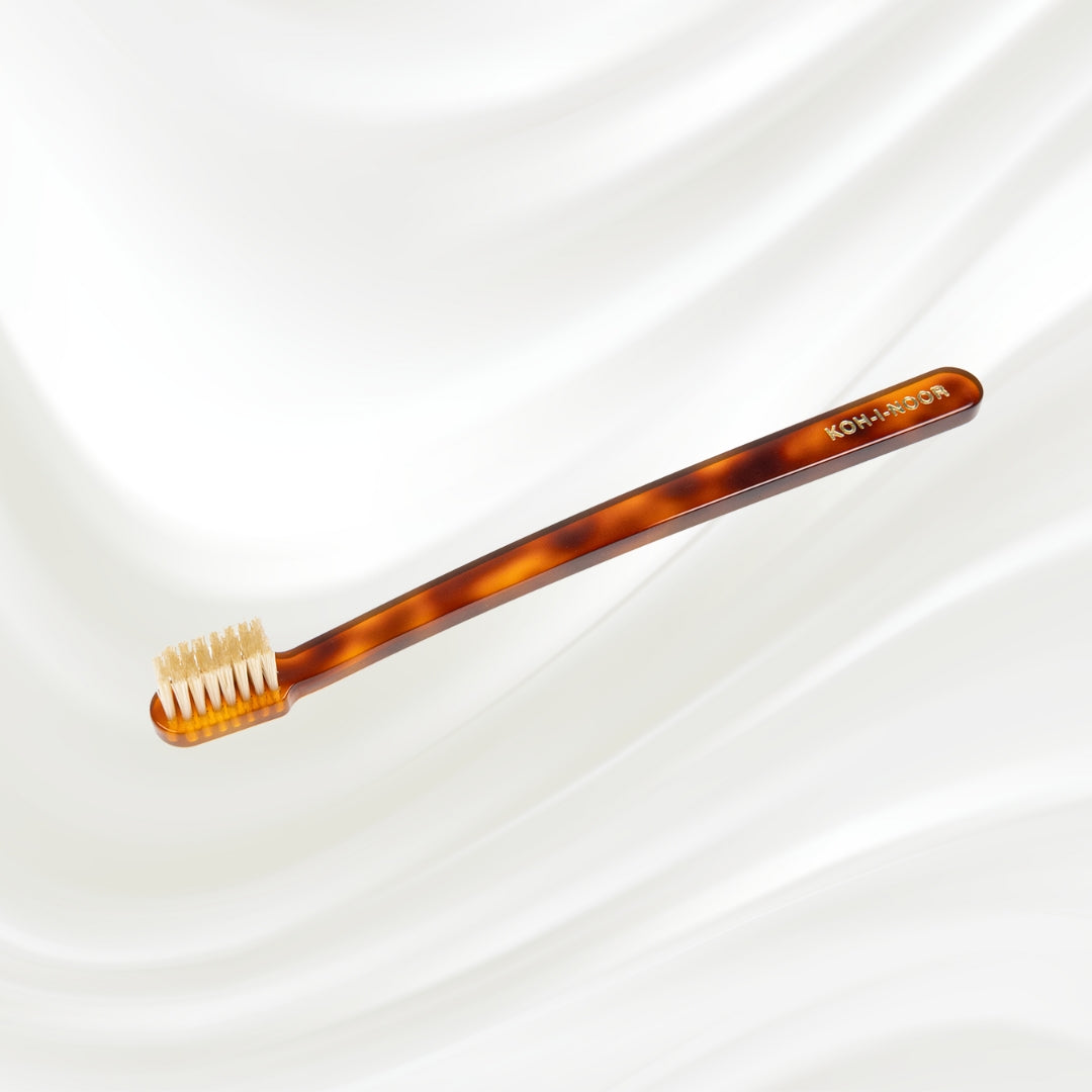 Coccola Natural Bristle Toothbrush - Soft | Luxury Cellulose Acetate