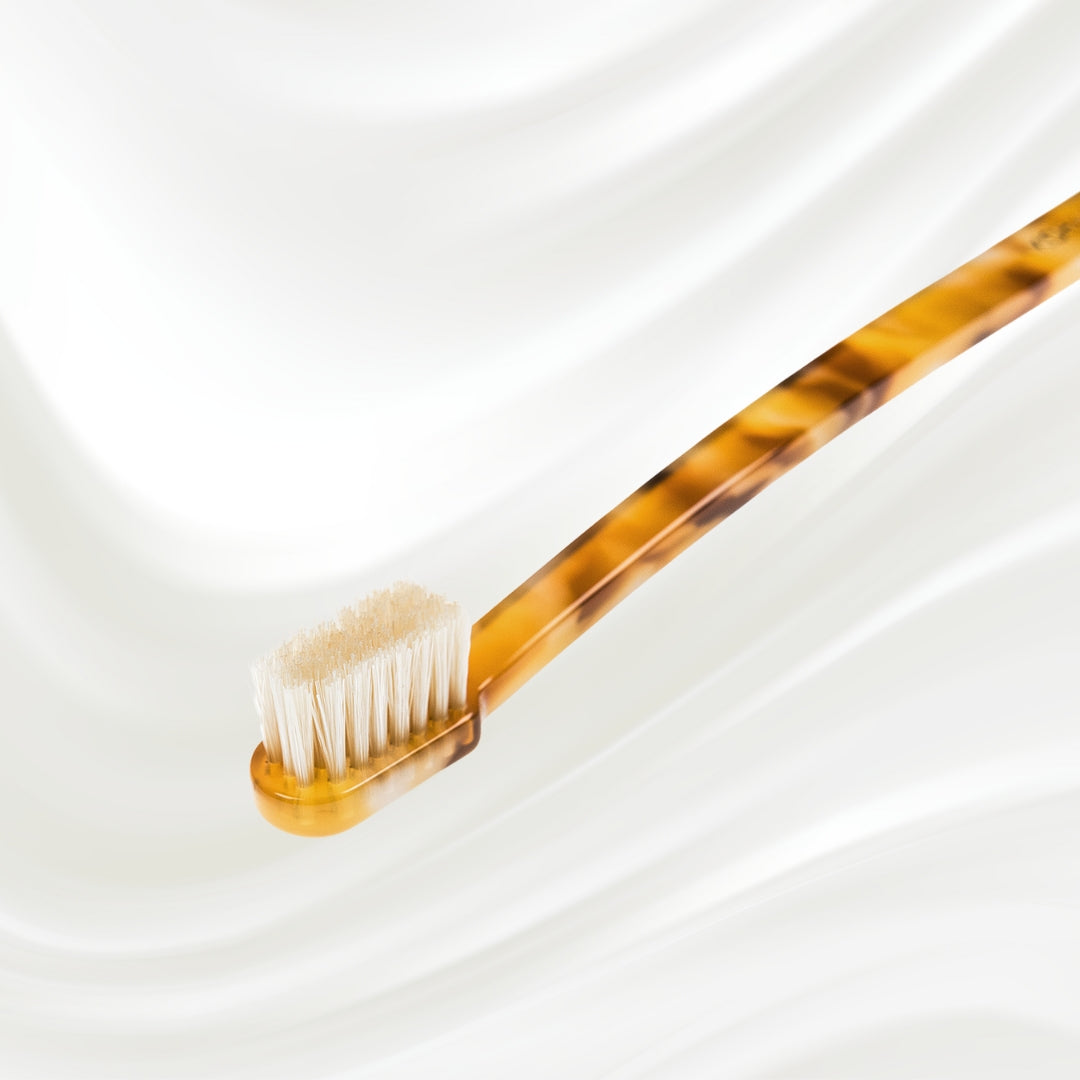 Coccola Natural Bristle Toothbrush - Medium | Luxury Cellulose Acetate