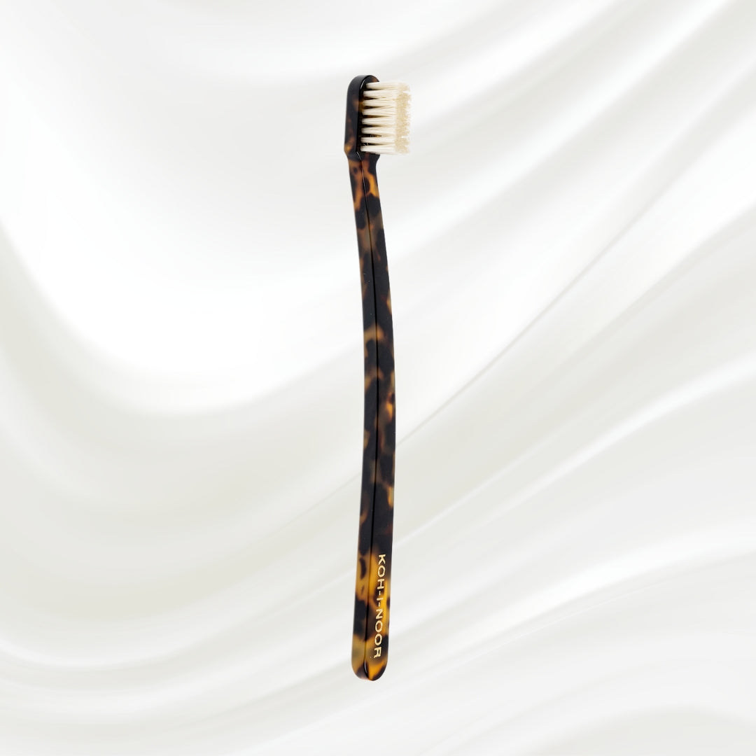 Coccola Natural Bristle Toothbrush - Medium | Luxury Cellulose Acetate