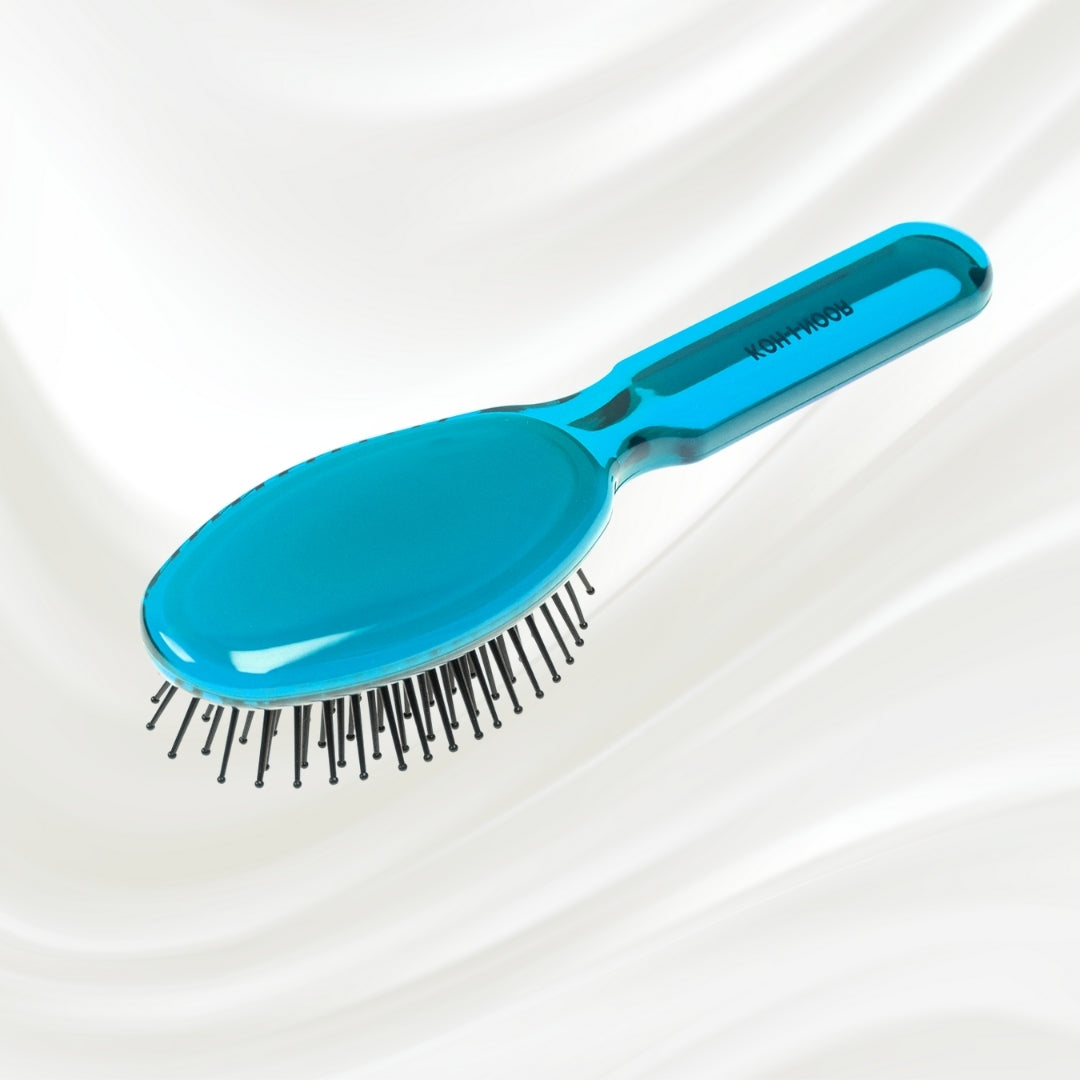 All Seasons Synthetic Pin Hair Brush - Pneumatic Cushion for Thick & Coarse Hair