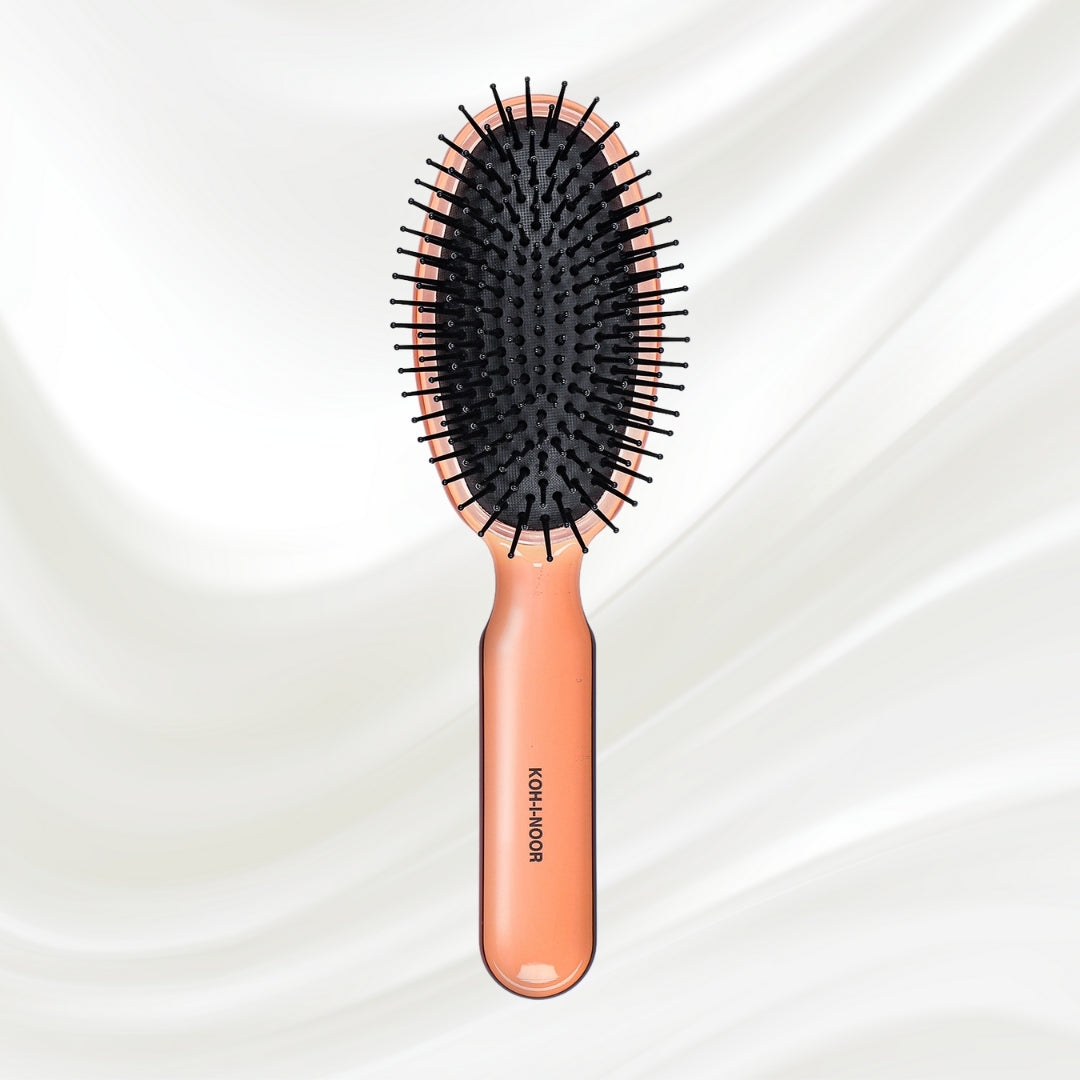 All Seasons Synthetic Pin Hair Brush - Pneumatic Cushion for Thick & Coarse Hair