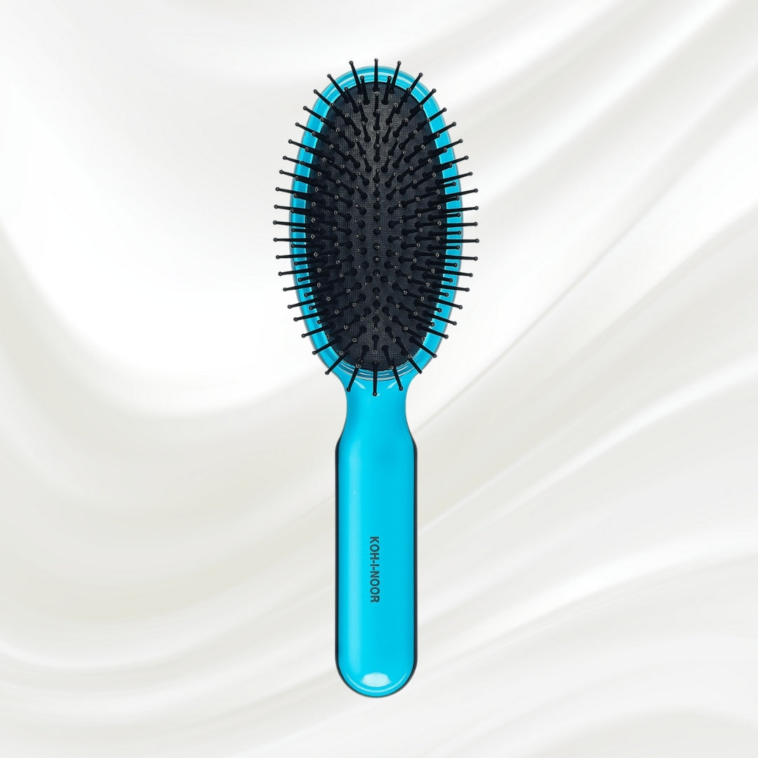 All Seasons Synthetic Pin Hair Brush - Pneumatic Cushion for Thick & Coarse Hair
