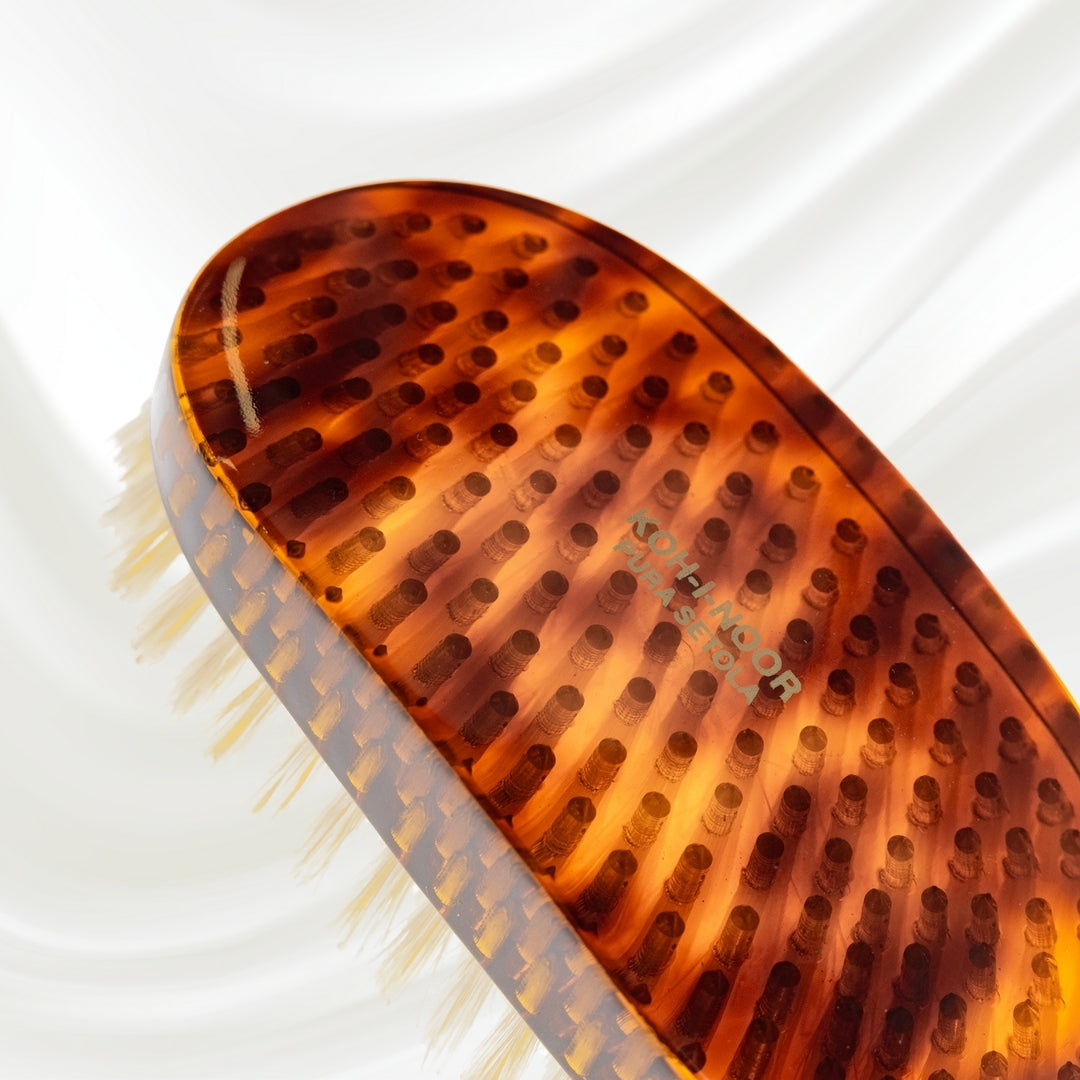 Jaspè Military Natural Bristle Brush - Men's Hair & Beard Grooming