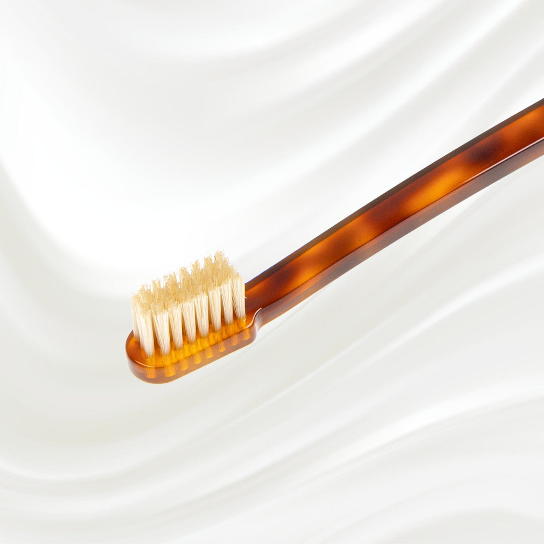 Coccola Natural Bristle Toothbrush - Soft | Luxury Cellulose Acetate