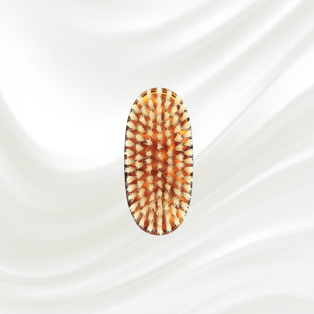 Jaspè Military Natural Bristle Brush - Men's Hair & Beard Grooming