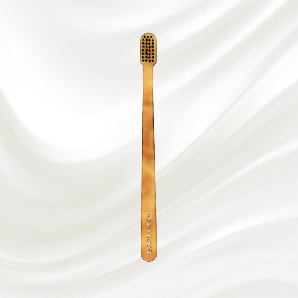 Coccola Carbon Bristle Toothbrush - Soft Italian Acetate with Protective Case