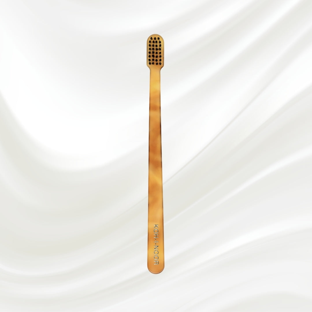 Coccola Carbon Bristle Toothbrush - Soft Italian Acetate with Protective Case