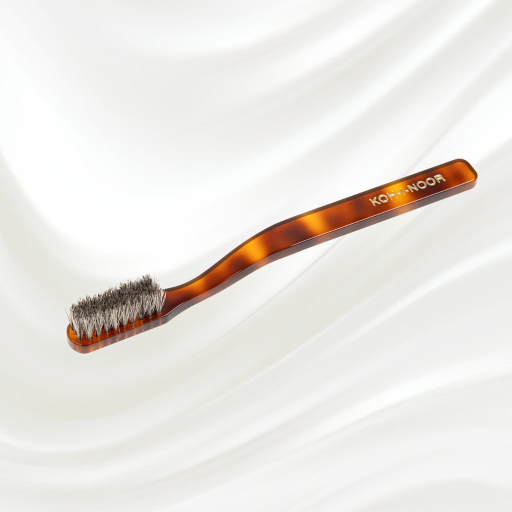 Jaspè Natural Bristle Toothbrush - Eco-Friendly Cellulose Acetate Handle
