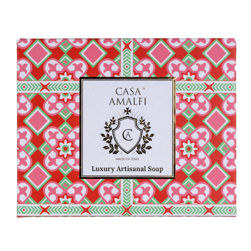 Casa Amalfi Scented Soap Bar with Ceramic Soap Dish Aperitivo in Amalfi