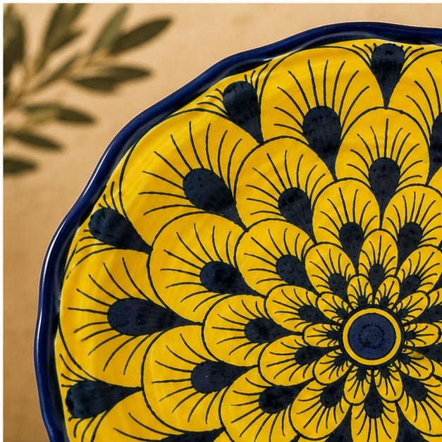Stratificata Salad Plate | Hand-Painted Italian Salad Plate from Deruta