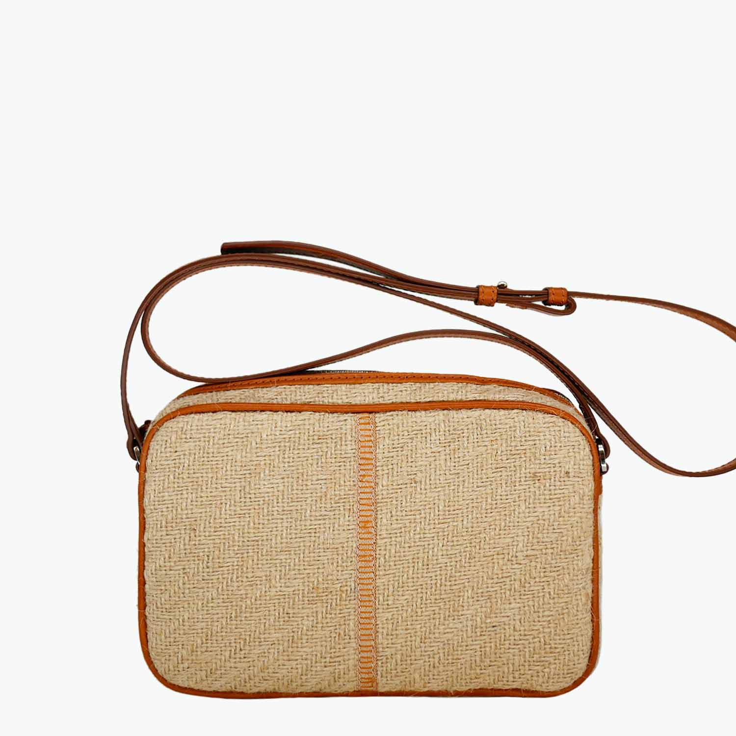 Margherita-L Crossbody Jute and Leather by Nosetta