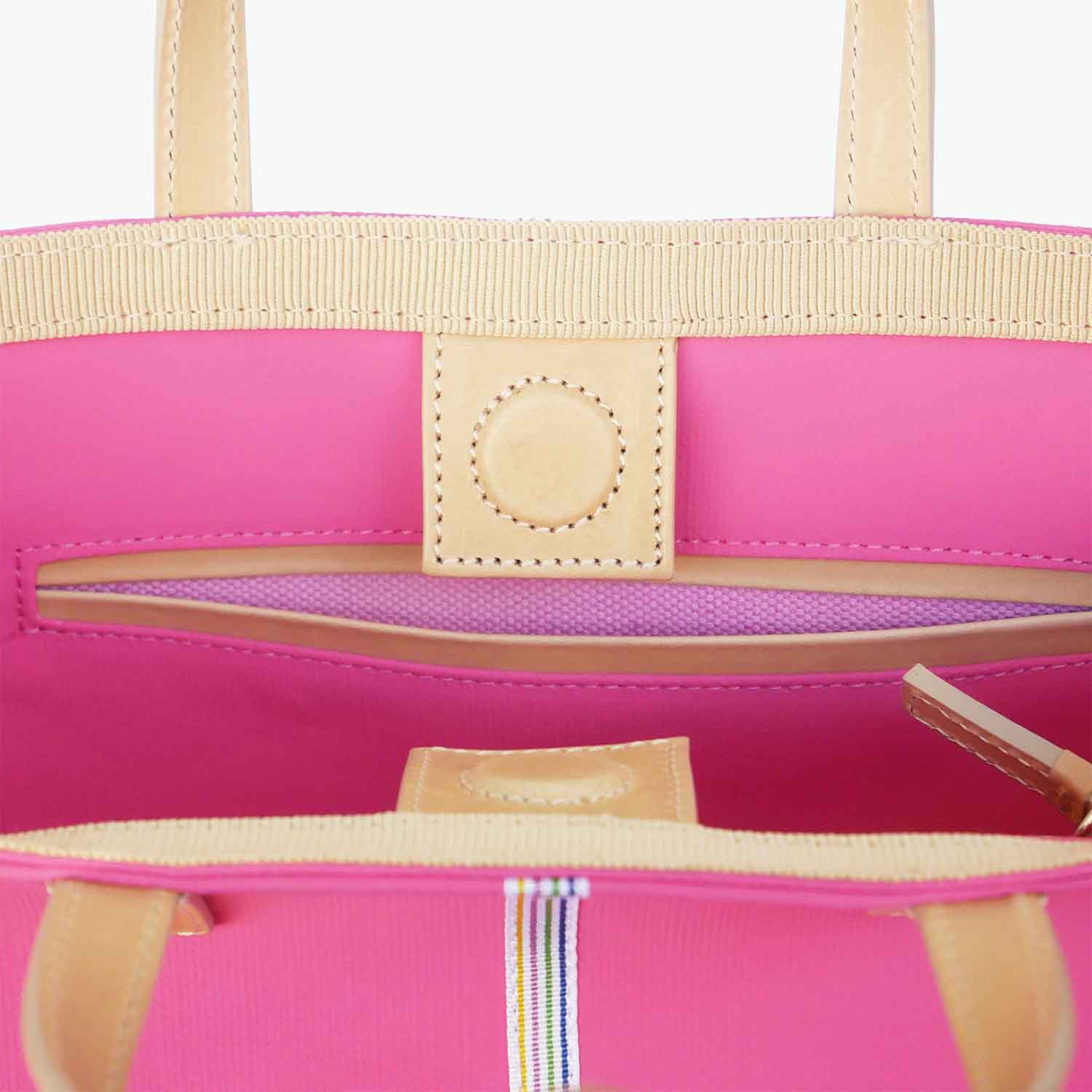 Carlia Small Tote Canvas and Leather by Nosetta