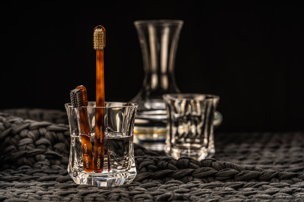Coccola Natural Bristle Toothbrush - Soft | Luxury Cellulose Acetate
