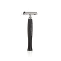Panther Safety Razor with Black Brushed Aluminum Handle
