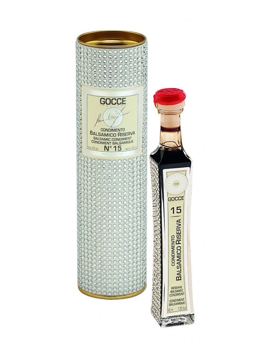 15 Year Aged Balsamic Condiment in Crystal Bottle