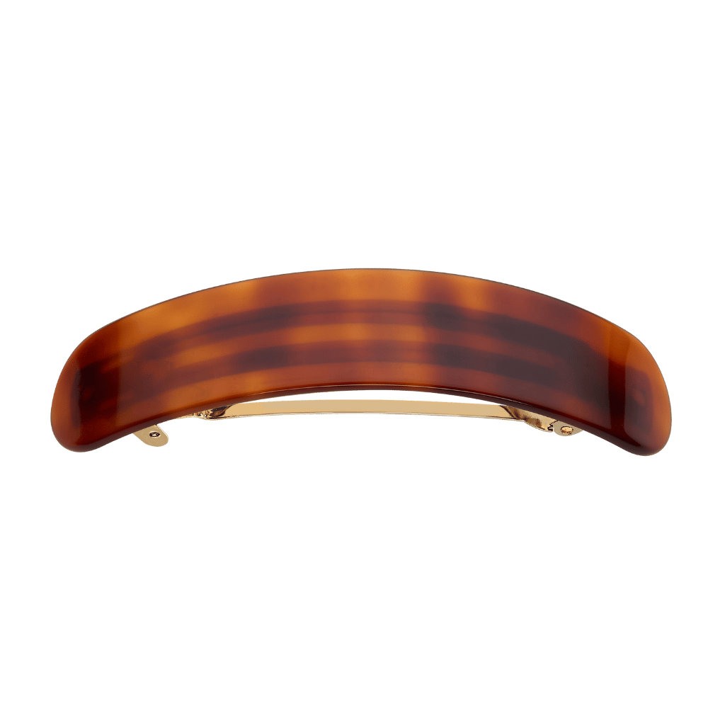 Janeke Large Hair Barrette Clip – Secure Hold Hair Clip (Tortoiseshell & Tokyo)
