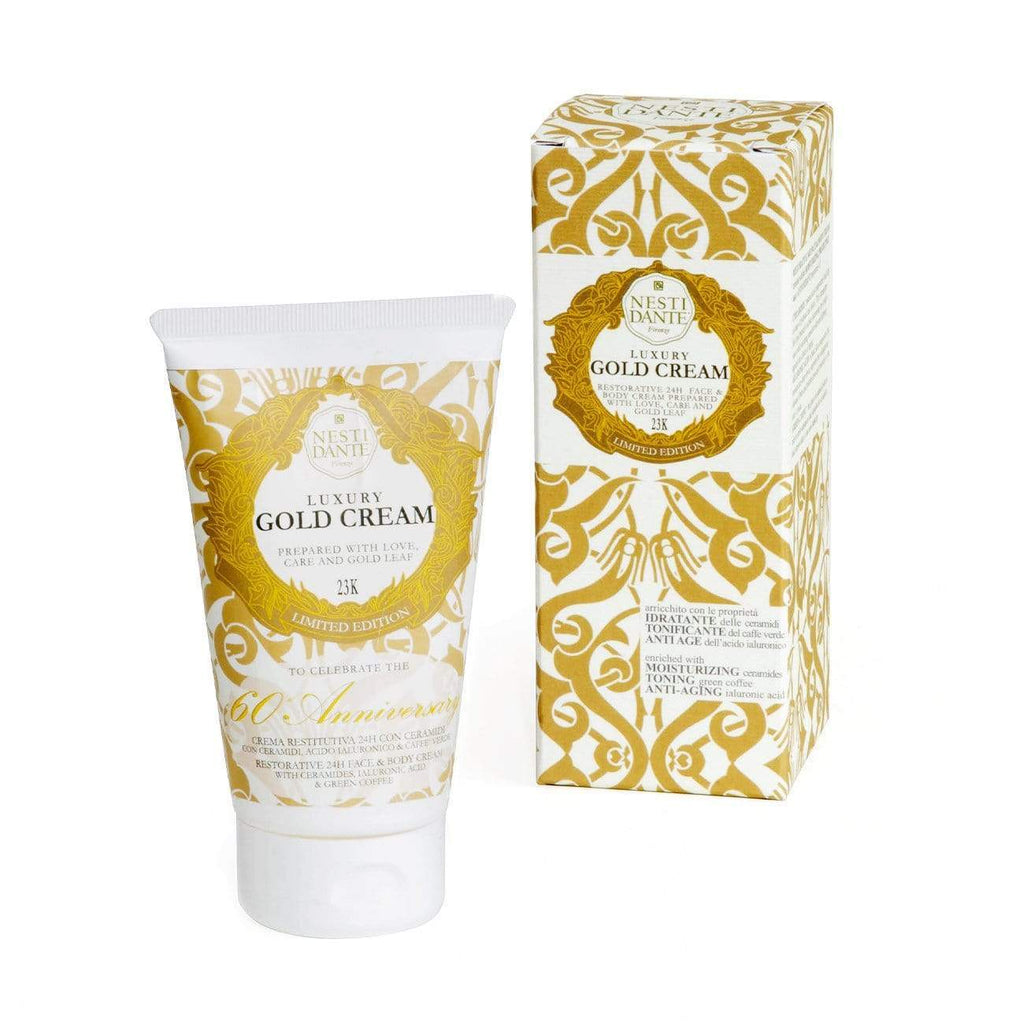 Crema de oro de lujo Nesti Dante para rostro y cuerpo