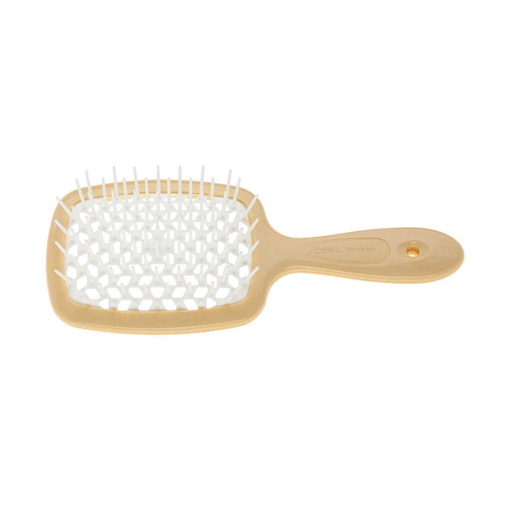 Janeke Superbrush with Soft Tips – Honeycomb Detangling Brush (Synthetic horn)