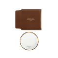 Janeke Tokyo Compact Mirror with Leather Case – Portable Purse Mirror
