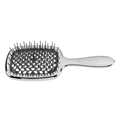 Janeke Superbrush with Soft Tips – Honeycomb Detangling Brush (Chrome & Gold)