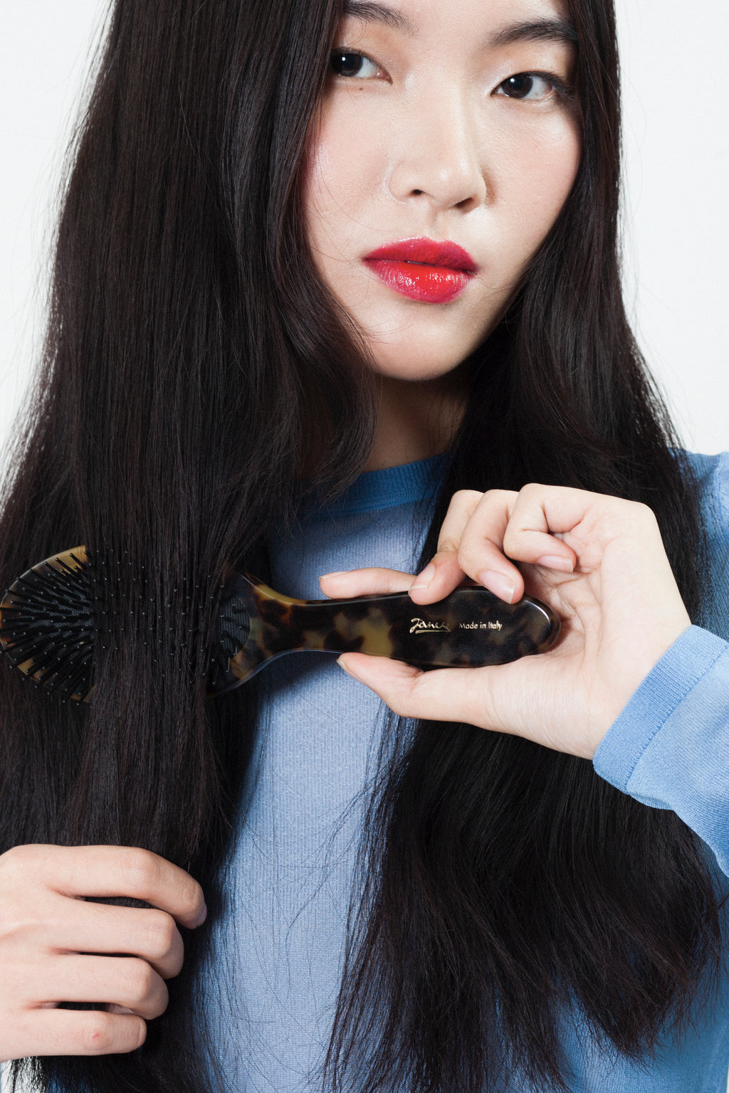 Janeke Tokyo Pneumatic Hair Brush – Detangling Brush Gift Set