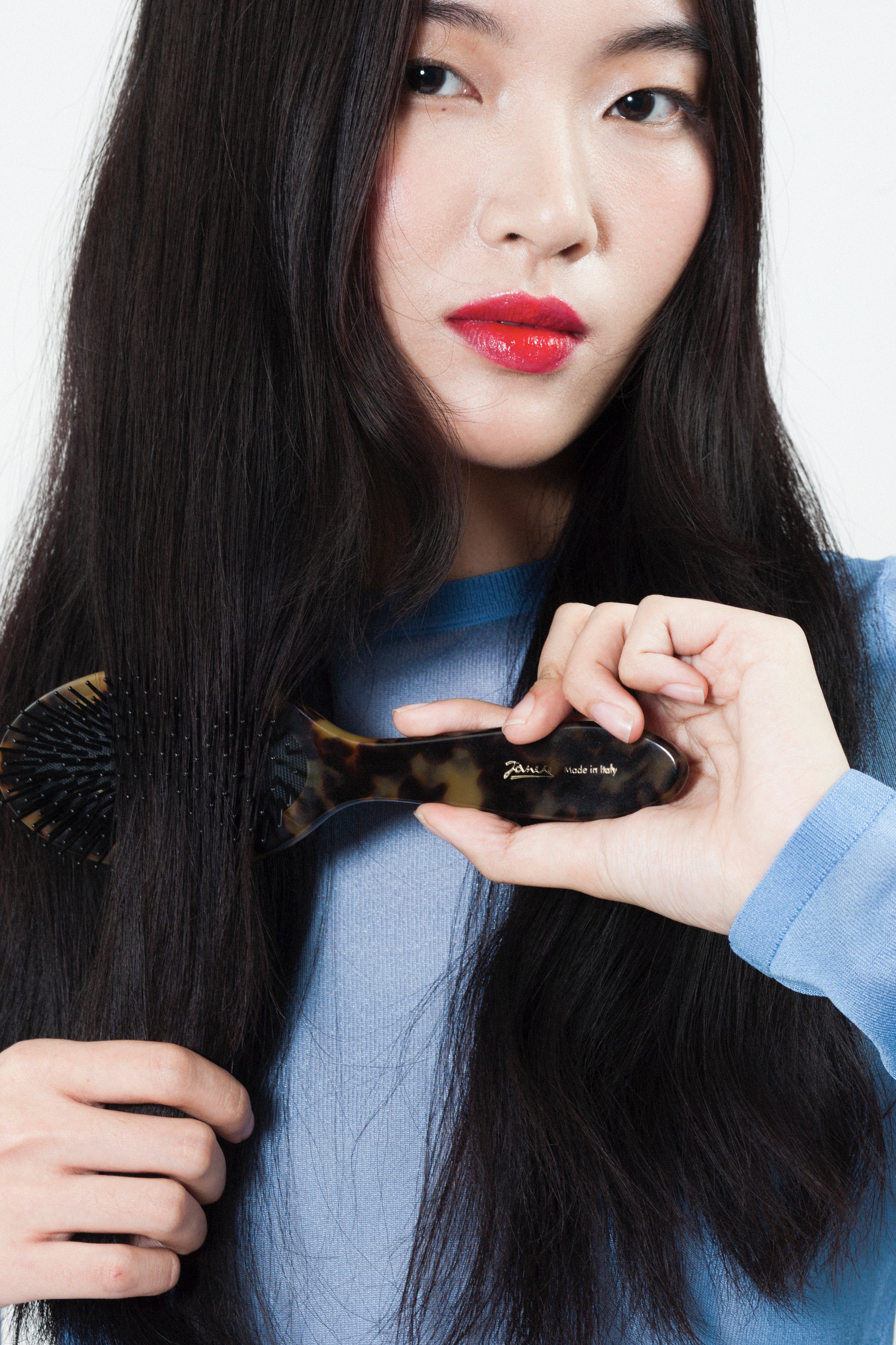 Janeke Tokyo Pneumatic Hair Brush – Detangling Brush Gift Set