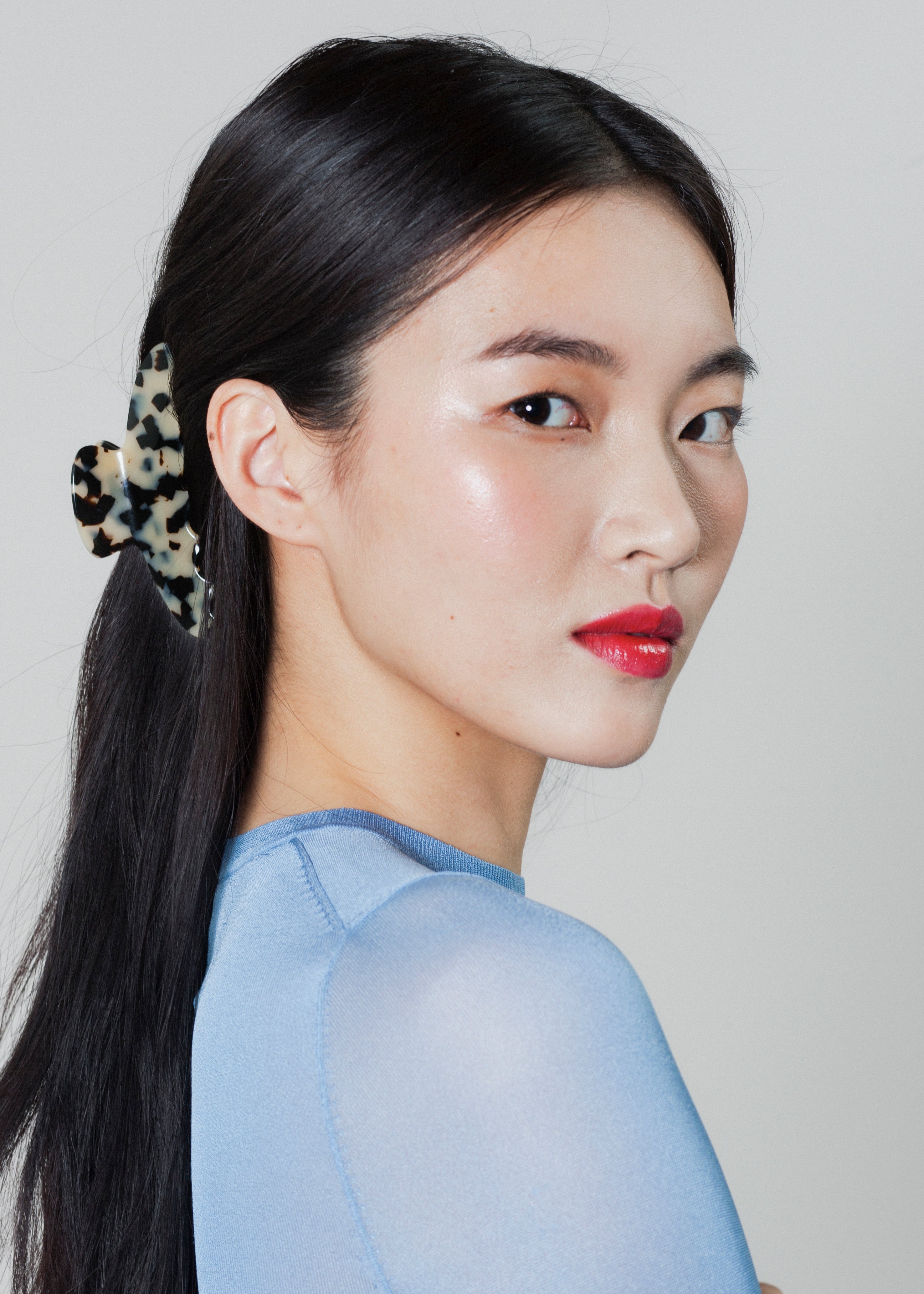 Janeke Large Hair Claw Clip – Strong Hold Claw Clip (Tortoiseshell & Tokyo)